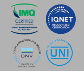 IMQ Certified, IQNET Recognized Certification, DNV, UNI
